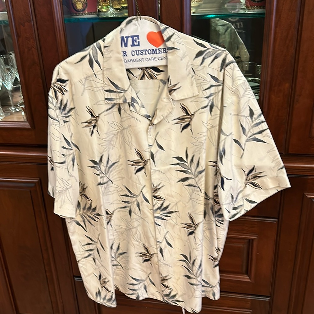 Joseph & Feiss men’s silk short sleeve shirt